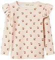 Lil Atelier Bluse - Rib - NmfLavo - Silver Peony