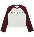 Marni Bluse - Berry Jam/Hvid