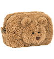 Jellycat Taske - 19x13 cm - Bartholomew Bear Pouch - Brun