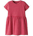 Name It Kjole - Rib - Nmfvemma - Rapture Rose/Jalapeno
