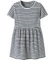 Name It kjole - Rib - NmfVemma - Bright White/Blue