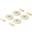 MODU 4x Foam Wheels - 4-pak - Sand Grey/Honey Yellow