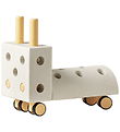 MODU Gåvogn - Tiny Ride - 10 Dele - 40x20x36 cm - Sand Grey/Hone
