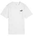 Puma T-Shirt - ESS Small No. 1 Relaxed - Hvid