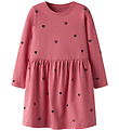 Name it Kjole l/æ - NmfVivia - Rapture Rose/W. Dark Sapphire Hea