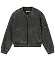 Name It Denim/Bomber Jakke - NkfLuna - Dark Grey Denim