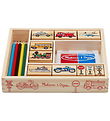 Melissa & Doug - Stempelsæt - Køretøjer