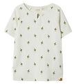 Lil' Atelier T-shirt - Rib - NmmLavo - Coconut Milk/Fish