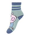 Name It Strømper - NmmAdinis - Peppa Pig - Bering Sea / Lily Pad