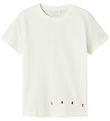 Name It T-shirt - NkmLibbo - Cloud Dancer/Paradise