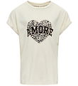 Kids Only T-shirt - Noos - KogLucy - Birch/Amore/Leo