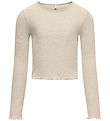 Kids Only Bluse - KogNella - Pumice Stone/Melange