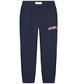 Les Deux Sweatpants - Aidan - Dark Navy Blue m. Logo