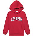 Les Deux Hættetrøje - Aidan - Scarlet Sage m. Logo