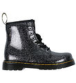 Dr. Martens Støvler - 1460 J - Nebula Glitter - Black/Silver/Neb