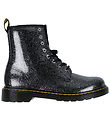Dr. Martens Støvler - 1460 Y - Nebuls Glitter - Black/Silver