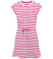 Kids Only Kjole - KogTrine - Cloud Dancer/Fuchsia Fedora