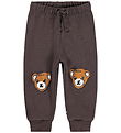 Molo Sweatpants - Simeon - Teddy Friend - Dark Cocoa