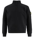 Stone Island Sweatshirt m. Lynlås - Sort