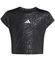 adidas Performance T-shirt - JG PR TEE - BLACK/WHITE