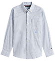 Tommy Hilfiger Skjorte - Multi Stripe - Breezy Blue