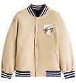 Tommy Hilfiger Jakke - Reversible Bomber - Gentle Gold/Navy