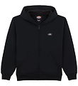Dickies Cardigan - Oakport - Sort m. Logo