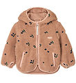 Liewood Fleecejakke - Mara - Berry/Pale Tuscany/Embroidery