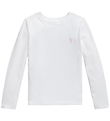 Polo Ralph Lauren Bluse - Hvid m. Rosa