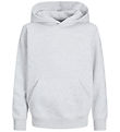 Jack & Jones Hættetrøje - JjEurban - White Melange