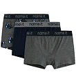Name it Boxershorts - 3-pak - NkmBoxer - Dark Grey Melange/ Dark