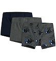Name it Boxershorts - Noos - NmmTights - 3-Pak - Mørkegråmeleret
