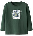 Name It Bluse - NmmVictor - Garden Topiary/Sloth Picture
