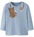 Name It Bluse - NmmVictor - Dusty Blue/Monkey