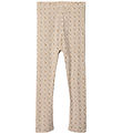 Lil' Atelier Leggings - NmfGago - Gray Morn/Vintage Flower