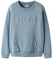 Name It Sweatshirt - NkmVanoa - Dusty Blue/Obvious
