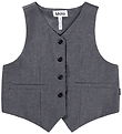 Molo Vest - Hollie - Grey Silver Check