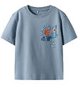 Name It T-shirt - NmmKeith - Dusty Blue