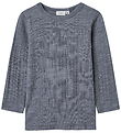 Name It Bluse - Uld - Rib - Noos - NmmWang - Folkstone Gray
