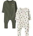 Name It Natdragt - Noos - NbmNightsuit - 2-pak - Jet Stream/w/ T