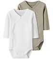 Name It Body - l/æ - 2-pak - Noos - NbnBody - Pure Cashmere/W/Br