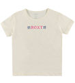 Roxy T-shirt - Lily Regular Vintage - Egret m. Print