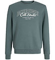 Jack & Jones Sweatshirt - JjMakoto - Stormy Weather/Big Print