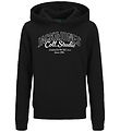 Jack & Jones Hættetrøje - JjMakoto - Black/Big Print