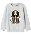 Name It Sweatshirt - NmmKamden - Light Grey Melange
