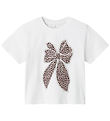 Name It T-shirt - NmfLeoanja - Bright White m. Print