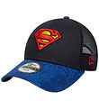 New Era Kasket - 9Forty - Trucker - Superman - Blå
