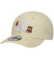 New Era Kasket - 9Forty - New York Yankees - Lysebeige
