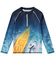 Molo Badebluse - UV50+ - Noble - Surf Art Blue Chill