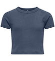 Kids Only T-shirt - KogBina - Rib - Vintage Indigo